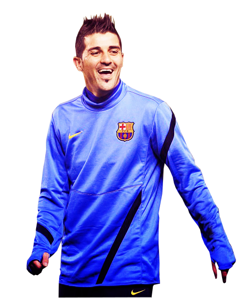 David Villa Barcelona 2013.